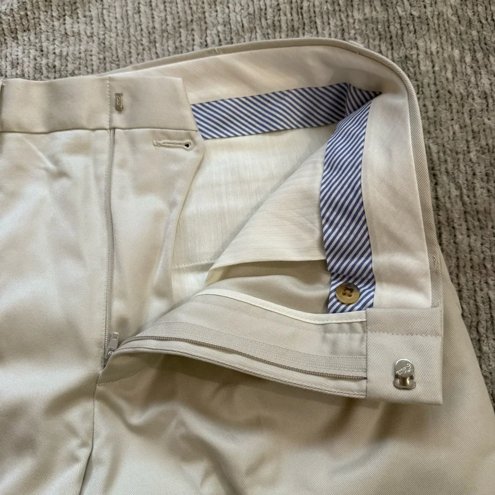 Lands’ End‎ Men’s 32x32 Traditional Fit Chino Pants Khaki 100% Cotton